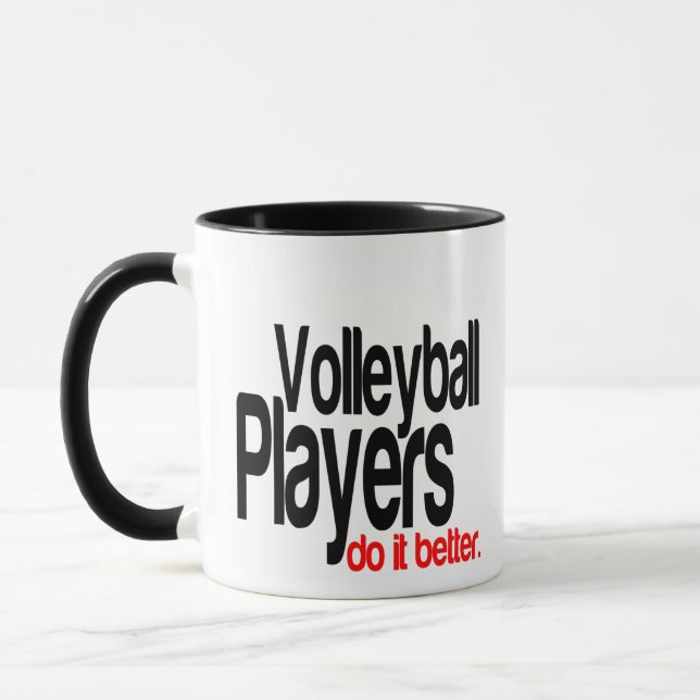 Volleyball Players Do It Better Mug (Left)