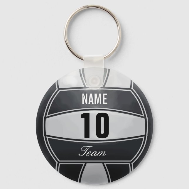 Volleyball Players Key Ring (Front)