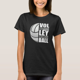 Volleyball Players Volleyball Team Graphic Sports  T-Shirt