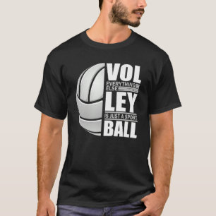 Volleyball Players Volleyball Team Graphic Sports  T-Shirt