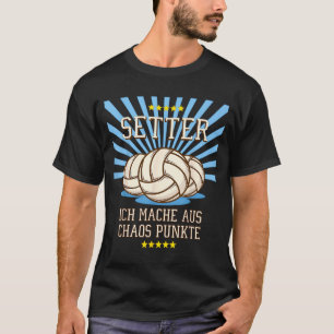Volleyball Retro Player and Team Srt Setter Stars T-Shirt