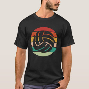 Volleyball  Retro Sunset Volleyball T-Shirt
