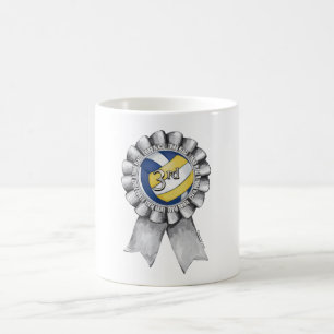 Volleyball Ribbons 3rd Coffee Mug