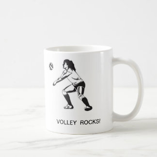 VOLLEYBALL ROCKS! Coffee Mug