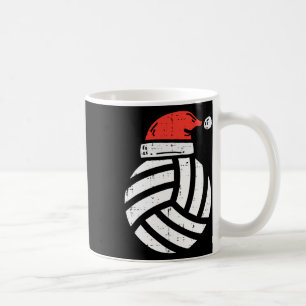 Volleyball Santa Hat Christmas Xmas Sports Player Coffee Mug