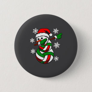 Volleyball Santa Hat Snowman Xmas Funny Volleyball 6 Cm Round Badge