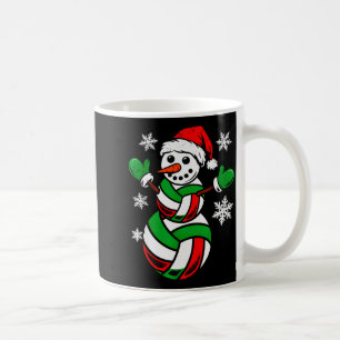 Volleyball Santa Hat Snowman Xmas Funny Volleyball Coffee Mug
