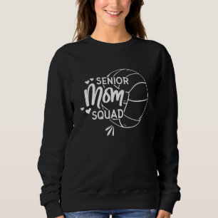 Volleyball Senior Mom Squad 7 Sweatshirt