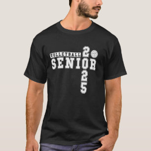 Volleyball Senior Night Volleyball Senior 2025 Gra T-Shirt