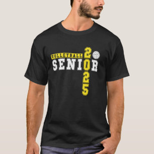 Volleyball Senior Night Volleyball Senior 2025 Gra T-Shirt