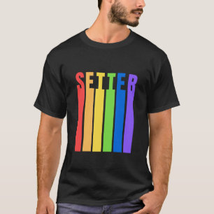 Volleyball Setter Player Retro Style Design Men Wo T-Shirt