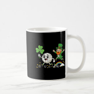 Volleyball Shamrock Clover St Patricks Day Womens Coffee Mug