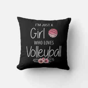 Volleyball Shirt For Girls Teens Women Cute Cushion