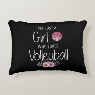 Volleyball Shirt For Girls Teens Women Cute Decorative Cushion