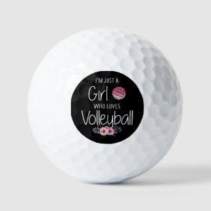 Volleyball Shirt For Girls Teens Women Cute Golf Balls
