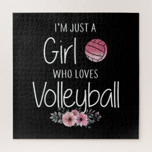 Volleyball Shirt For Girls Teens Women Cute Jigsaw Puzzle