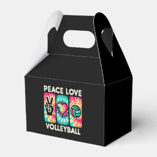 Volleyball Shirt For Teens Women Girls Peace Love Favour Box