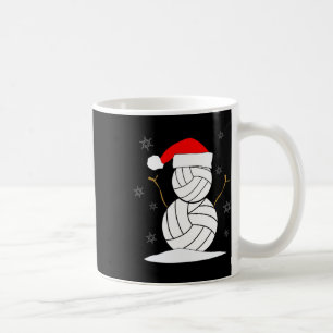 Volleyball Snowman Xmas  Coffee Mug