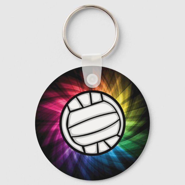 Volleyball; Spectrum Key Ring (Front)