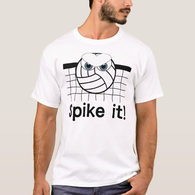 Volleyball Spike-it T-Shirt (Front)