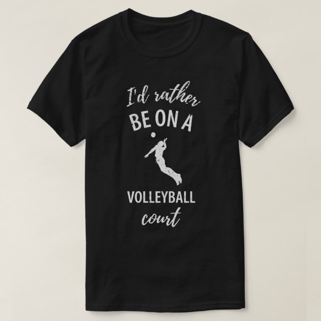 Volleyball Sport Team Play Gift 6 T-Shirt (Design Front)