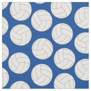 Volleyball Sports Blue Fabric