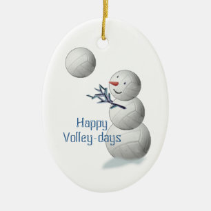 Volleyball Sports Christmas Gifts Ornament