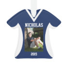 Volleyball Sports Jersey Blue with Photo
