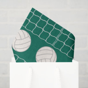 Volleyball sports pattern party tissue paper