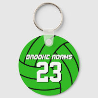 Volleyball Sports Team Keychain Customise Colour