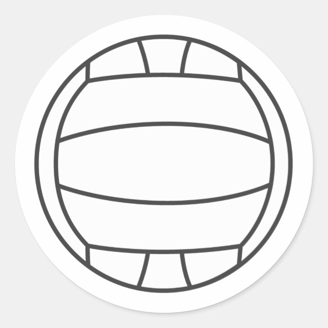 Volleyball Sticker (Front)
