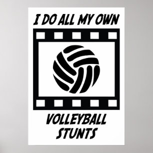 Volleyball Stunts Poster