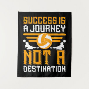 Volleyball - Success Is A Journey Tapestry