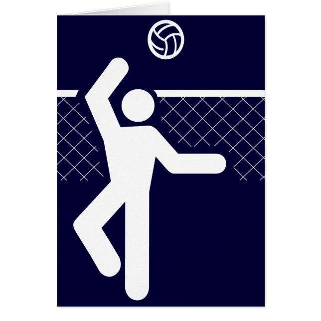 Volleyball Symbol Card (Front)