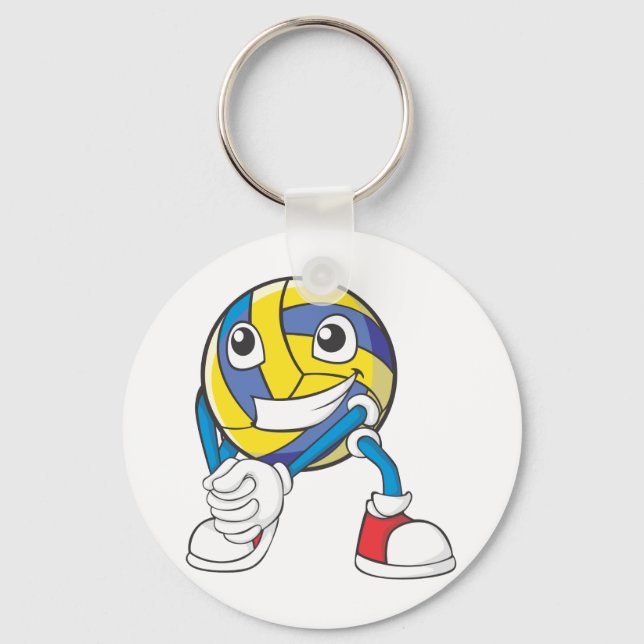 Volleyball T Shirt : Cool Volleyball T Shirts Key Ring (Front)