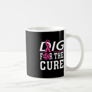 Volleyball Team Breast Cancer Awareness Coffee Mug