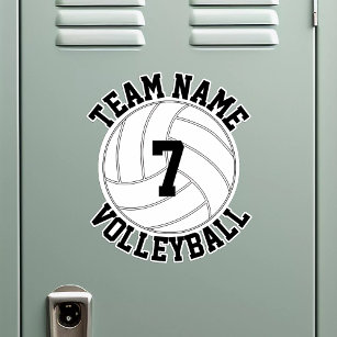 Volleyball Team Name & Player Number Custom Sports