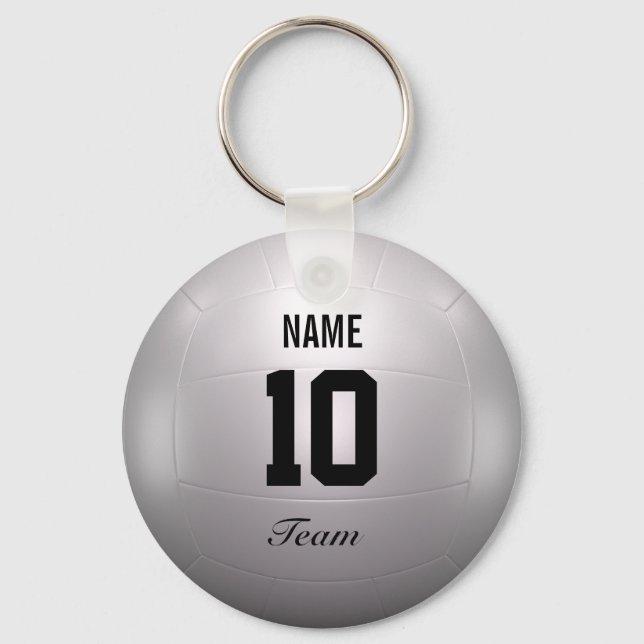 Volleyball Team Sport Key Ring (Front)