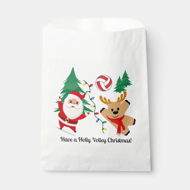 Volleyball Team Treat Bag (Front)