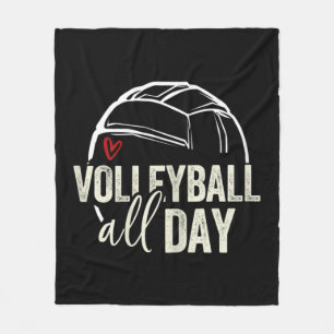 Volleyball Teen Girl Women Volleyball Graphic Voll Fleece Blanket