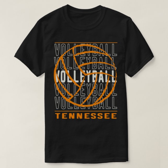 Volleyball Tennessee T-Shirt (Design Front)