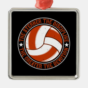Volleyball - The Sterner The Discipline Metal Ornament