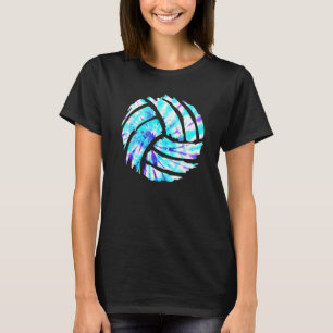 Volleyball Tie Dye Look Blue Purple Perfect Boys o T-Shirt