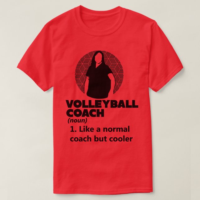 Volleyball Trainer Definition T-Shirt (Design Front)