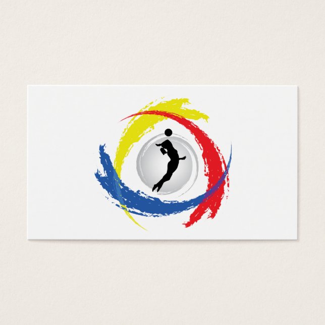 Volleyball Tricolor Emblem (Female) (Front)