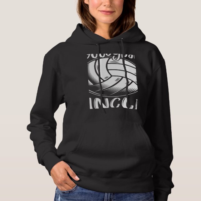 Volleyball Uncle For Family Matching Players Team  Hoodie (Front)