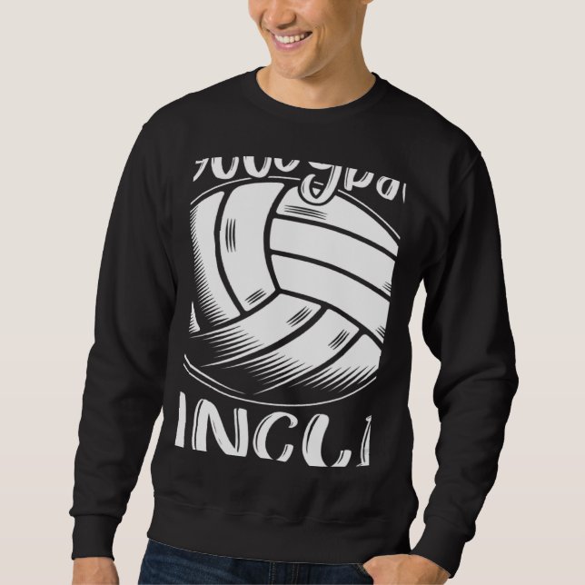 Volleyball Uncle For Family Matching Players Team  Sweatshirt (Front)