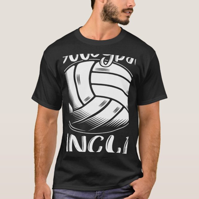 Volleyball Uncle For Family Matching Players Team  T-Shirt (Front)