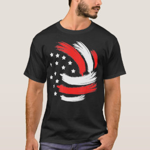 Volleyball USA Sports Player T-Shirt