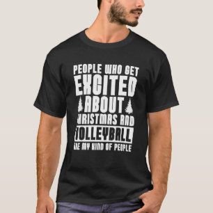 Volleyball Vball  Beach Volleyball Christmas T-Shirt